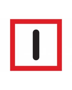 Scheepvaartbord B.8 / Verplichting bijzonder op te letten