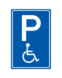Verkeersbord E06, Gehandicaptenparkeerplaats