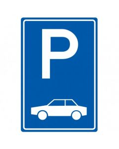 Verkeersbord E08, Parkeergelegenheid alleen bestemd voor auto's