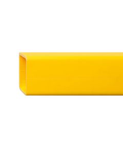 Black Bull magazijn vangrail Hybride - dwarsbalk 200 cm - geel