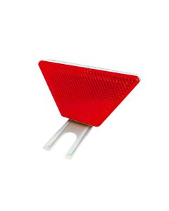 Geleiderailreflector trapezium, kleur reflector rood/wit