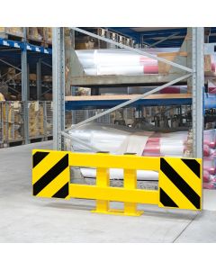 Black Bull stapelrek beschermer (model A), 900/1300 x 465 x 160 mm, zwart/geel