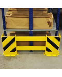 Black Bull stapelrek en hoekbeschermer (Type B) - 90/130 x 50 x 19 cm - zwart/geel