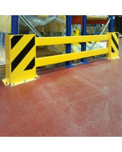 Black Bull stapelrek en hoekbeschermer (Type C) - 170/210 x 40 x 19 cm - zwart/geel