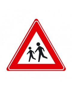 Verkeersbord J21 - Waarschuwing overstekende kinderen