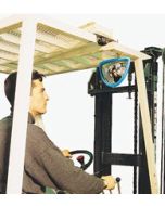 Achteruitkijkspiegel voor plaatsing voorzijde in heftrucks