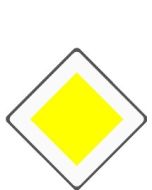 Verkeersbord B01, Voorrangsweg