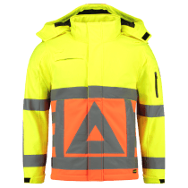 Softshell Verkeersregelaarjas Fluor Oranje-Geel