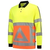 Verkeersregelaars poloshirt met lange mouw