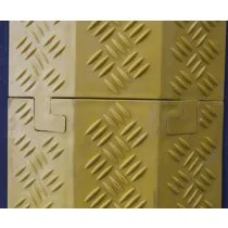 Kabeldrempel in soepel rubber 100 x 14 x 2 cm