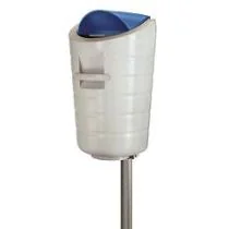 Vuurbestendige buitenafvalbak 50 liter gekleurd deksel