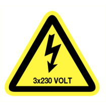 3 x 230 volt