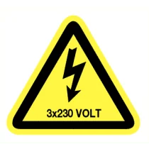 3 x 230 volt