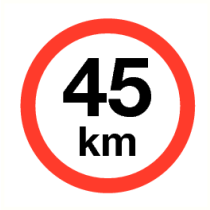 45 km