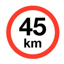 45 km