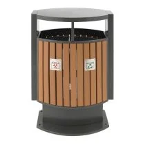 Buitenafvalbak afvalscheiding 2 x 39 liter