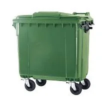 Container 770 liter vlakke deksel