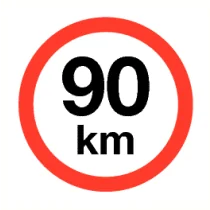 90 km