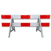 Afzethek aluminium 150 cm enkelzijdig