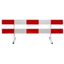 Afzethek aluminium met vaste staanders