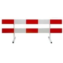 Afzethek aluminium met vaste staanders