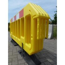 Afzethek kunststof HDPE 200 x 100 cm, kleur geel