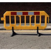 Afzethek kunststof HDPE 200 x 100 cm, kleur geel