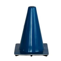 Afzetkegel 30 cm blauw soepel pvc