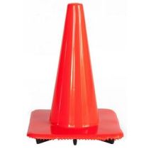 Afzetkegel 50 cm fluor oranje verzwaard