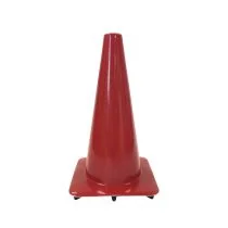 Afzetkegel 50 cm rood soepel pvc