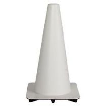 Afzetkegel 50 cm wit soepel pvc