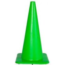 Afzetkegel 75 cm limoen groen soepel pvc