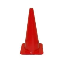 Afzetkegel 75 cm rood soepel pvc