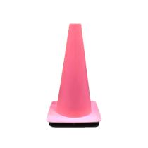 Afzetkegel 75 cm roze soepel pvc