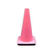 Afzetkegel 75 cm roze soepel pvc