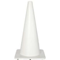 Afzetkegel 75 cm wit soepel pvc