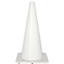 Afzetkegel 75 cm wit soepel pvc
