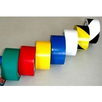 Afzetlint 200 meter x 7,5 cm, wit