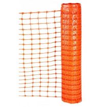 Afzetnet HDPE Light 50 x 1 meter, 100 gram/m2, kleur oranje