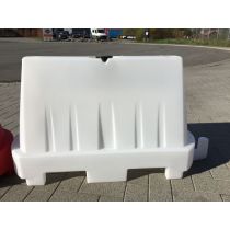 Barrier kunststof 100 x 40 x 60 cm, kleur wit