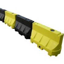 Barrier kunststof 100 x 40 x 60 cm, kleur zwart