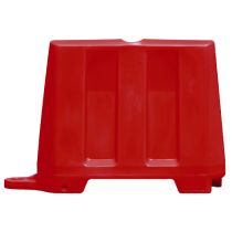 Barrier kunststof 110 x 40 x 81 cm, kleur rood