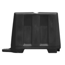 Barrier kunststof 110 x 40 x 81 cm, kleur zwart