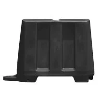 Barrier kunststof 110 x 40 x 81 cm, kleur zwart
