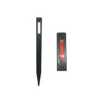 Bermpaal zwart recyclebaar