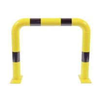 Beschermbeugel staal ø 76 mm geel coated 35 x 75 cm (h x br)