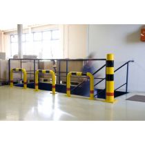 Beschermbeugel staal ø 76 mm geel coated 60 x 75 cm (h x br)