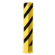 Black Bull hoekbeschermer - L-profiel 1200 x 160 mm - zwart/geel gecoat - 6 mm