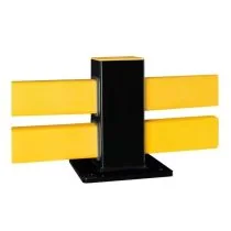 Black Bull vangrail Hybride - stalen middenpaal - zwart gecoat