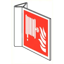 Brandhaspel met vlam